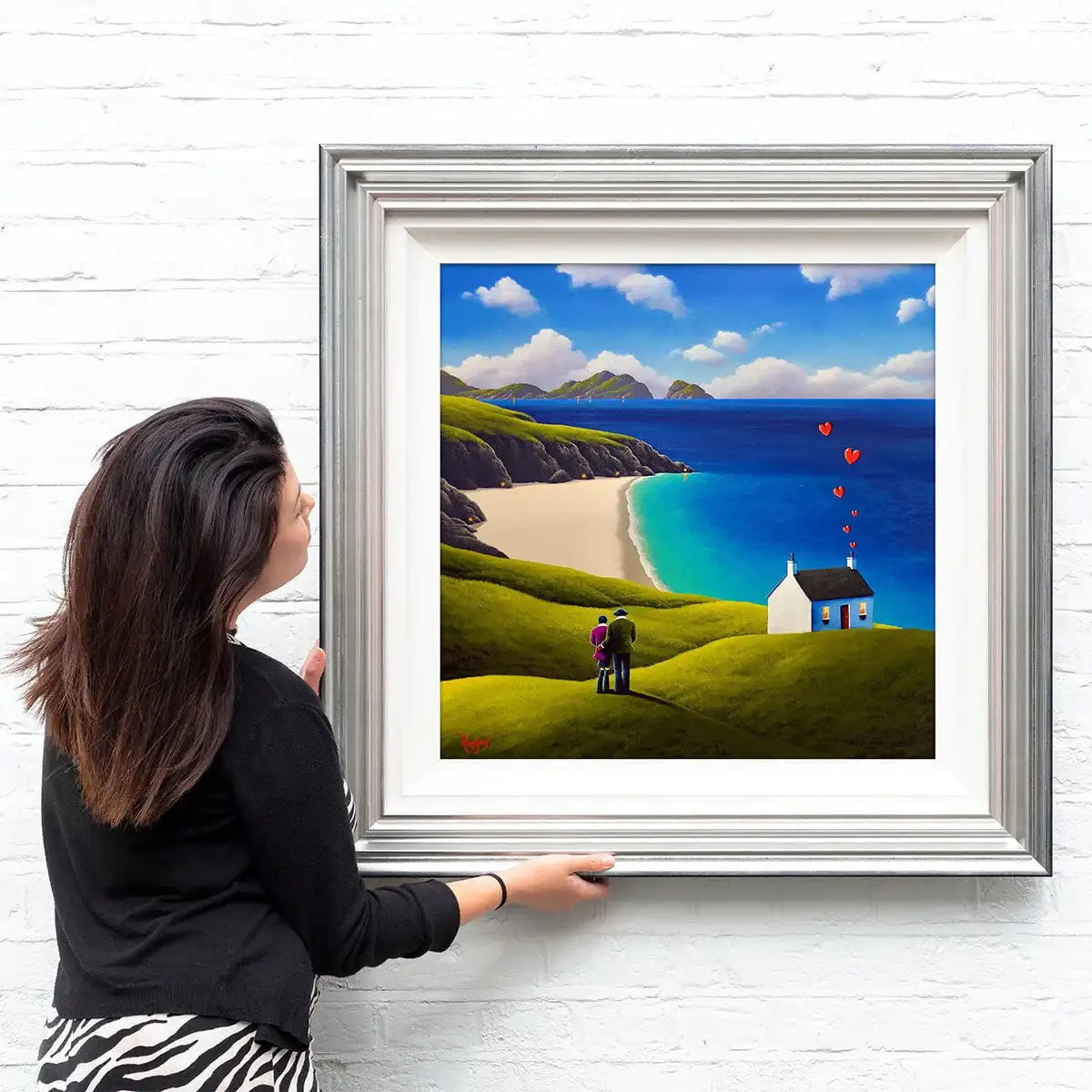 Home Of Love And Serenity - Original - SOLD by artist David Renshaw - Wyecliffe Galleries