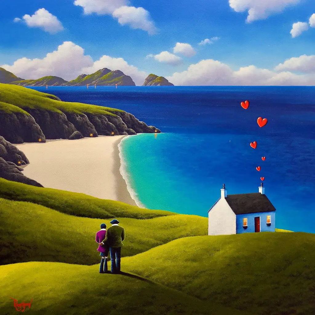 Home Of Love And Serenity - Original - SOLD by artist David Renshaw - Wyecliffe Galleries