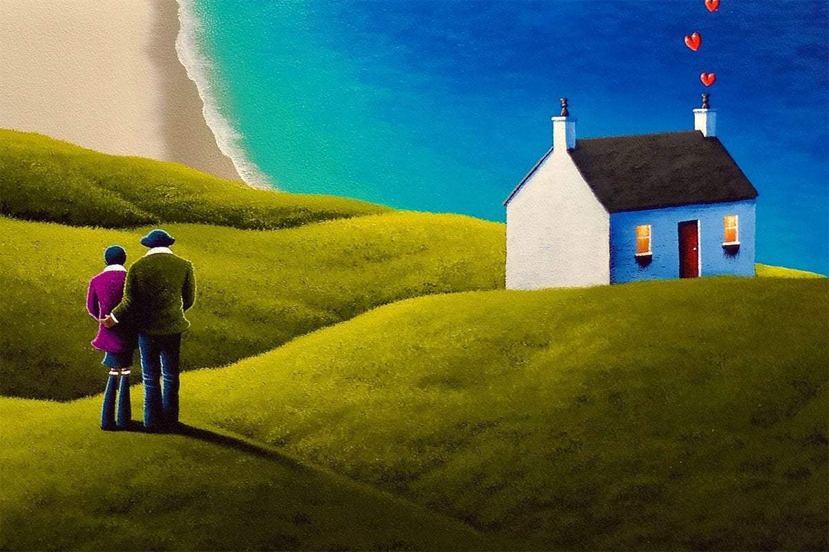 Home Of Love And Serenity - Original - SOLD by artist David Renshaw - Wyecliffe Galleries