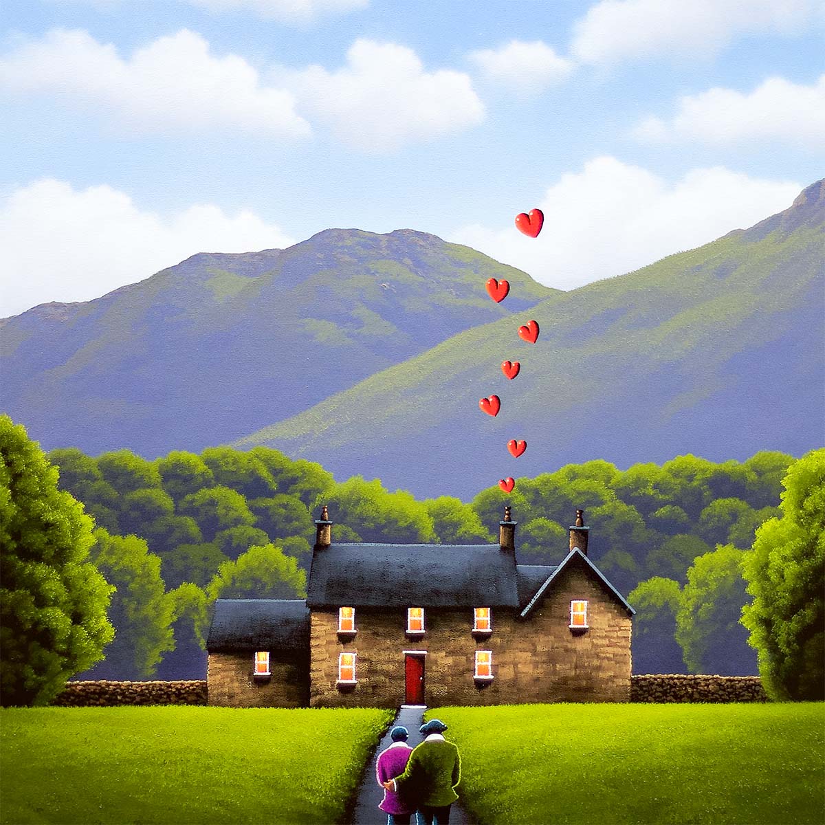 Home Of Love, Hope And Dreams - Original - SOLD David Renshaw Original