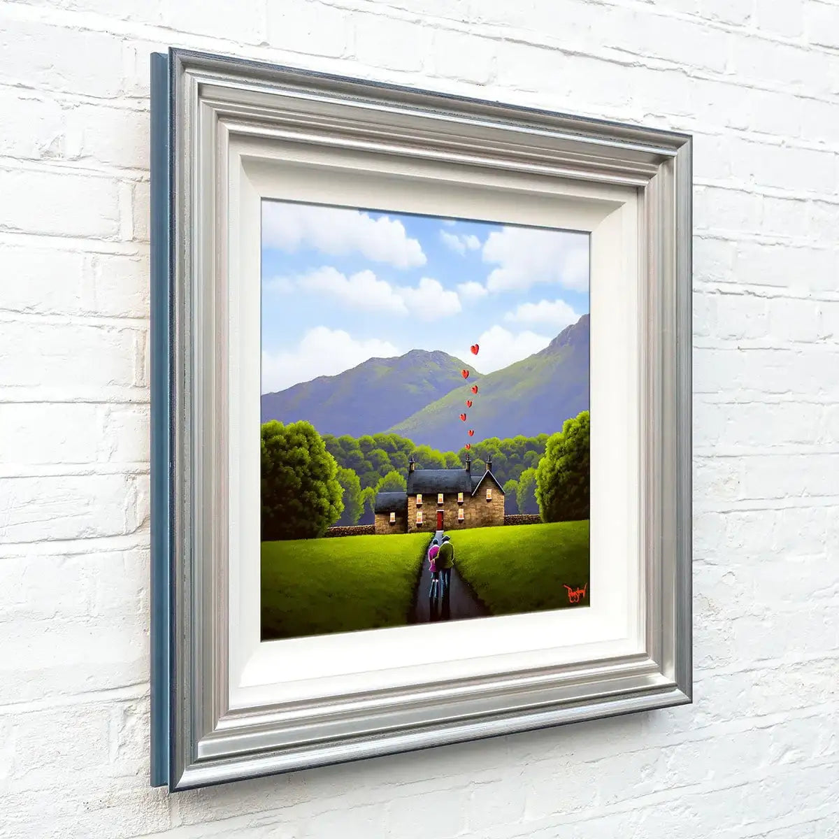 Home Of Love, Hope And Dreams - Original - SOLD by artist David Renshaw - Wyecliffe Galleries