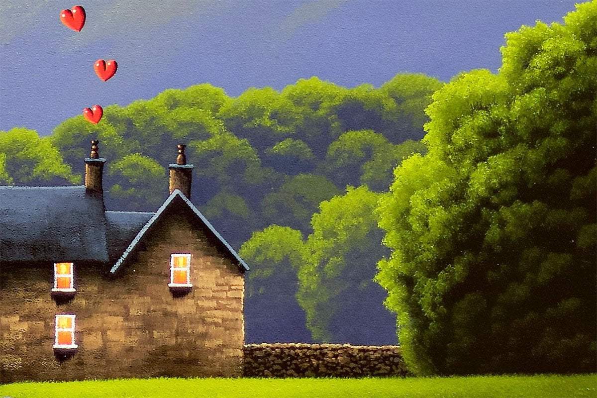 Home Of Love, Hope And Dreams - Original - SOLD by artist David Renshaw - Wyecliffe Galleries