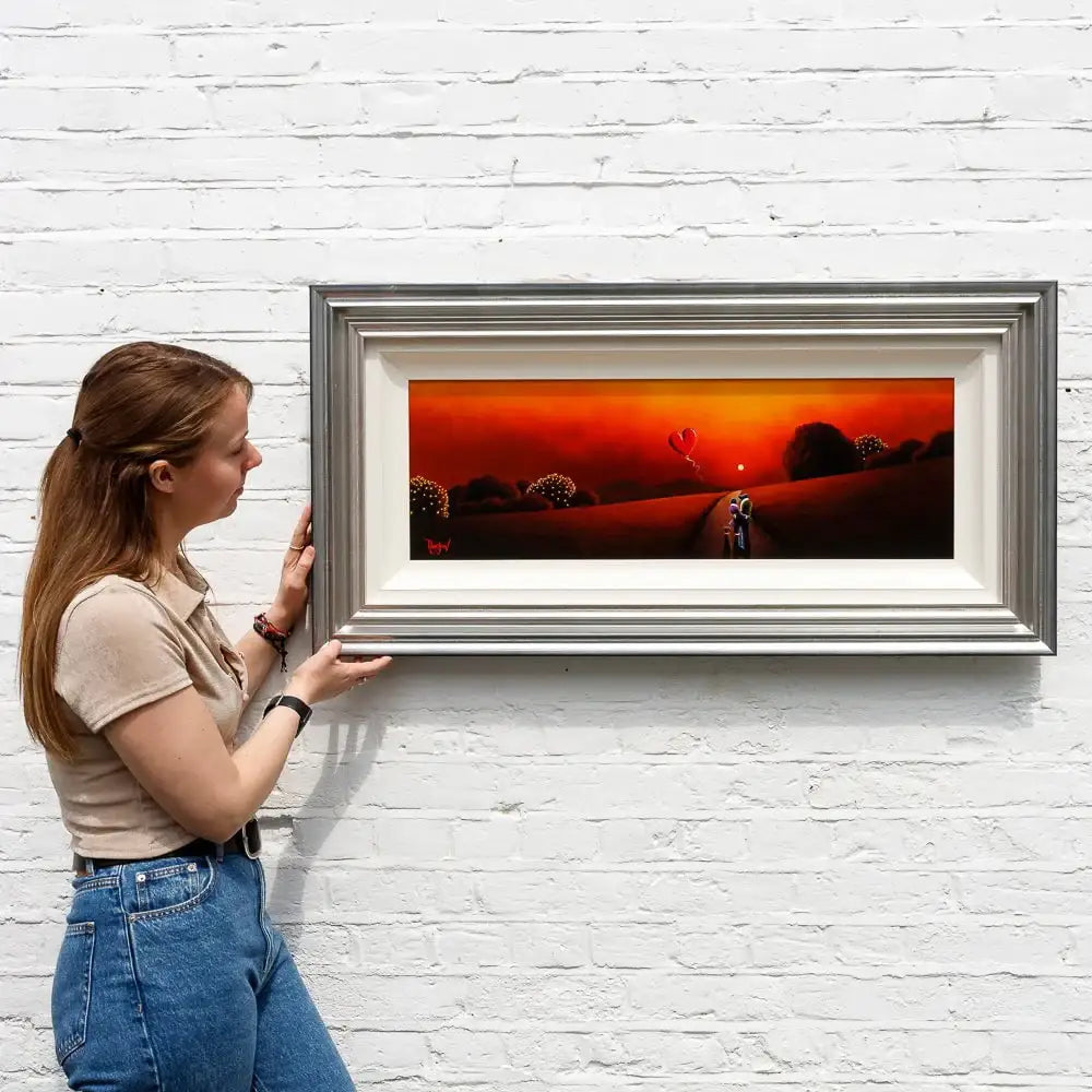 I Love You To The Sunset And Back - Original - SOLD by artist David Renshaw - Wyecliffe Galleries