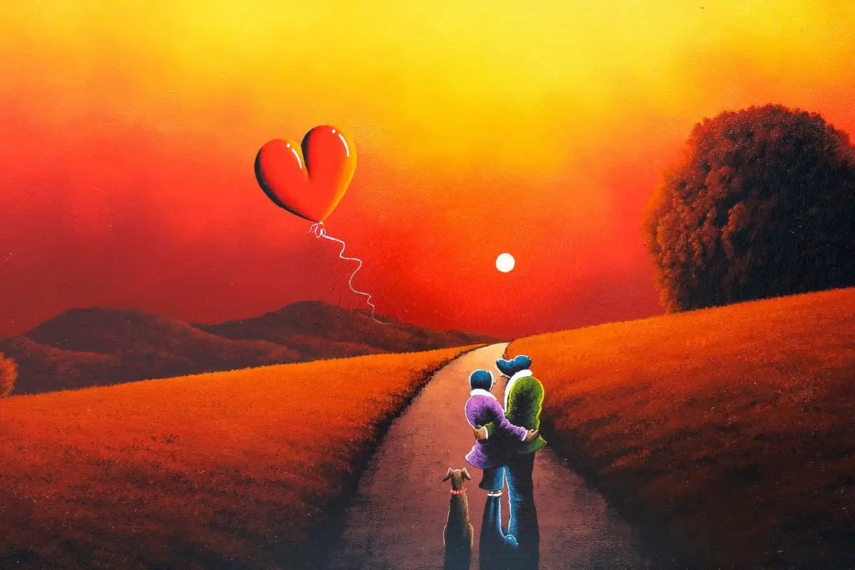 I Love You To The Sunset And Back - Original - SOLD by artist David Renshaw - Wyecliffe Galleries