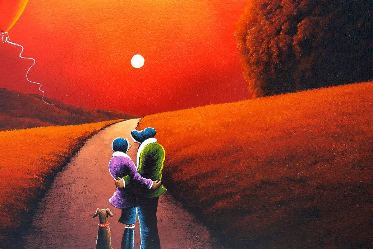 I Love You To The Sunset And Back - Original - SOLD by artist David Renshaw - Wyecliffe Galleries