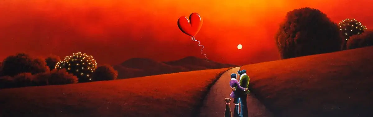 I Love You To The Sunset And Back - Original - SOLD by artist David Renshaw - Wyecliffe Galleries