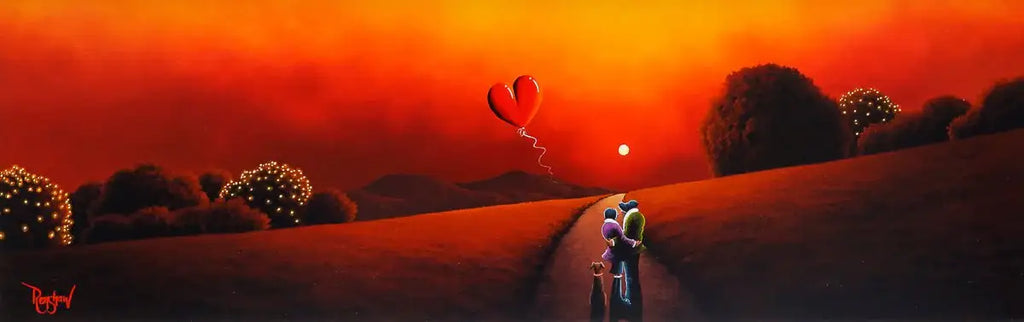 I Love You To The Sunset And Back - Original - SOLD by artist David Renshaw - Wyecliffe Galleries