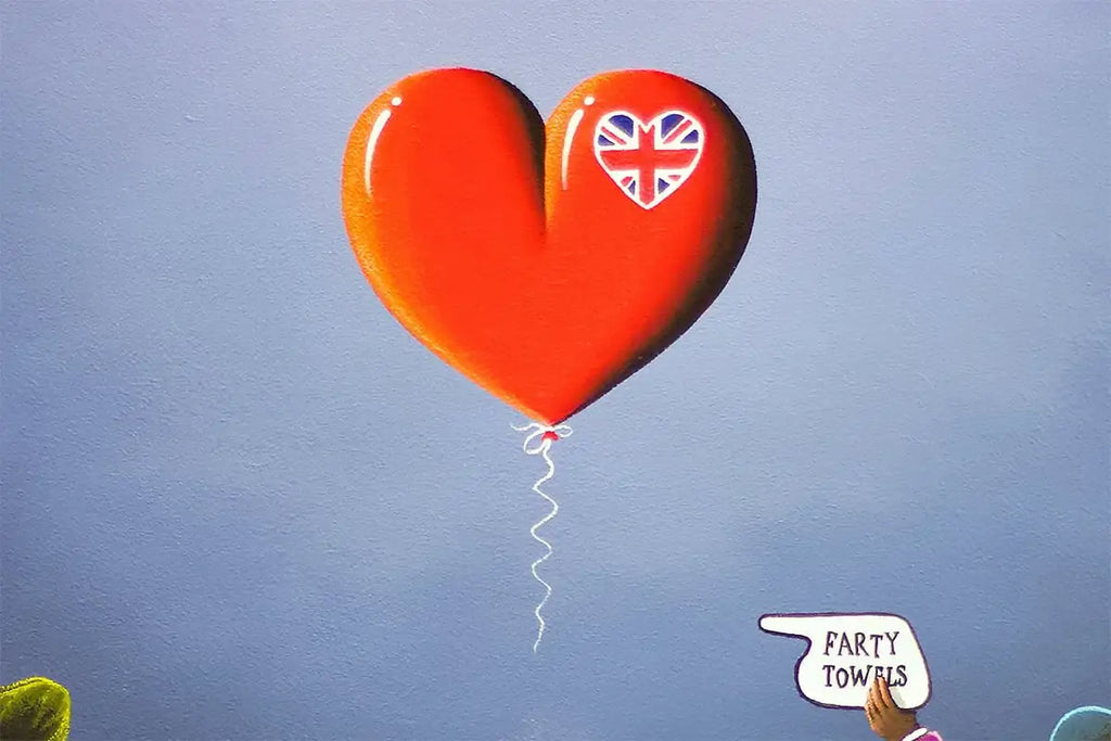 I'm Gonna Give You A Damn Good Thrashing! - Original - SOLD by artist David Renshaw - Wyecliffe Galleries