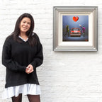 I'm Gonna Give You A Damn Good Thrashing! - Original - SOLD by artist David Renshaw - Wyecliffe Galleries