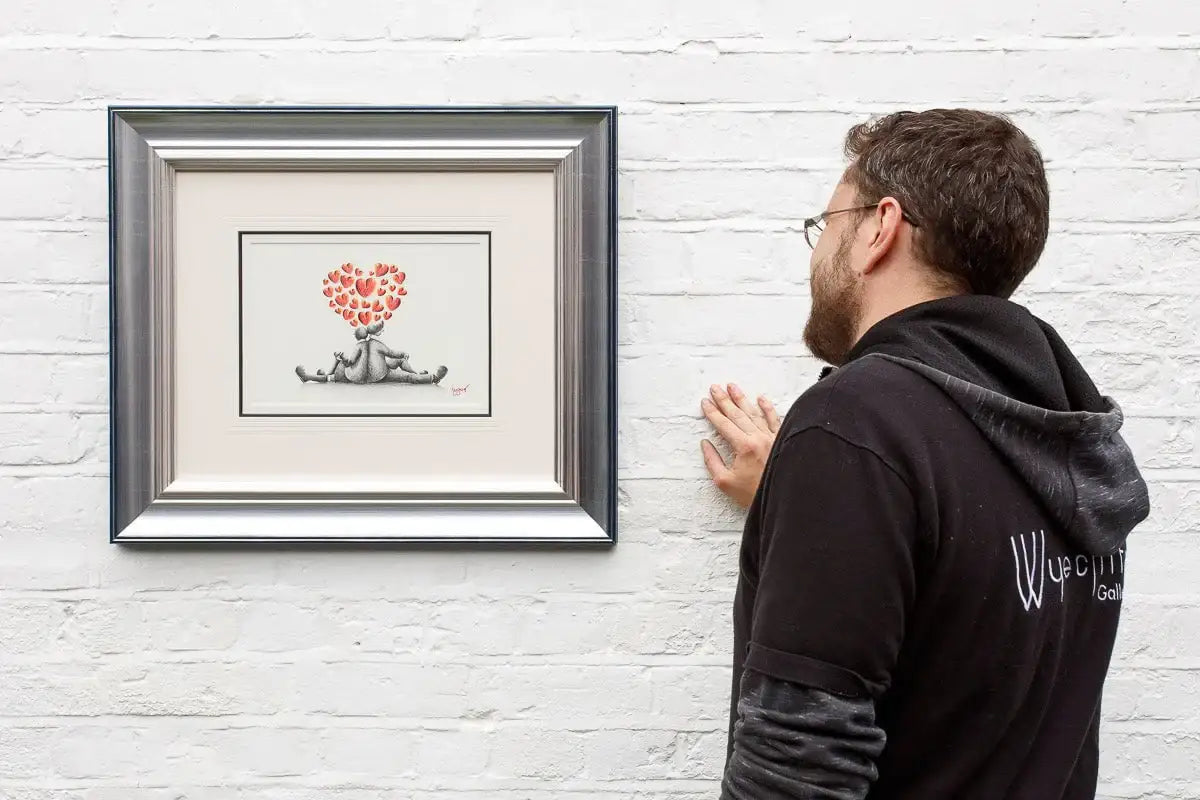 I've Got Your Back - Original Sketch - SOLD by artist David Renshaw - Wyecliffe Galleries