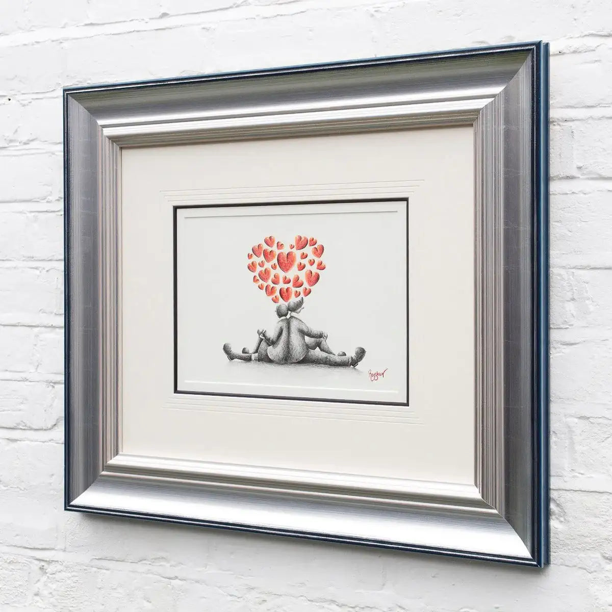 I've Got Your Back - Original Sketch - SOLD by artist David Renshaw - Wyecliffe Galleries