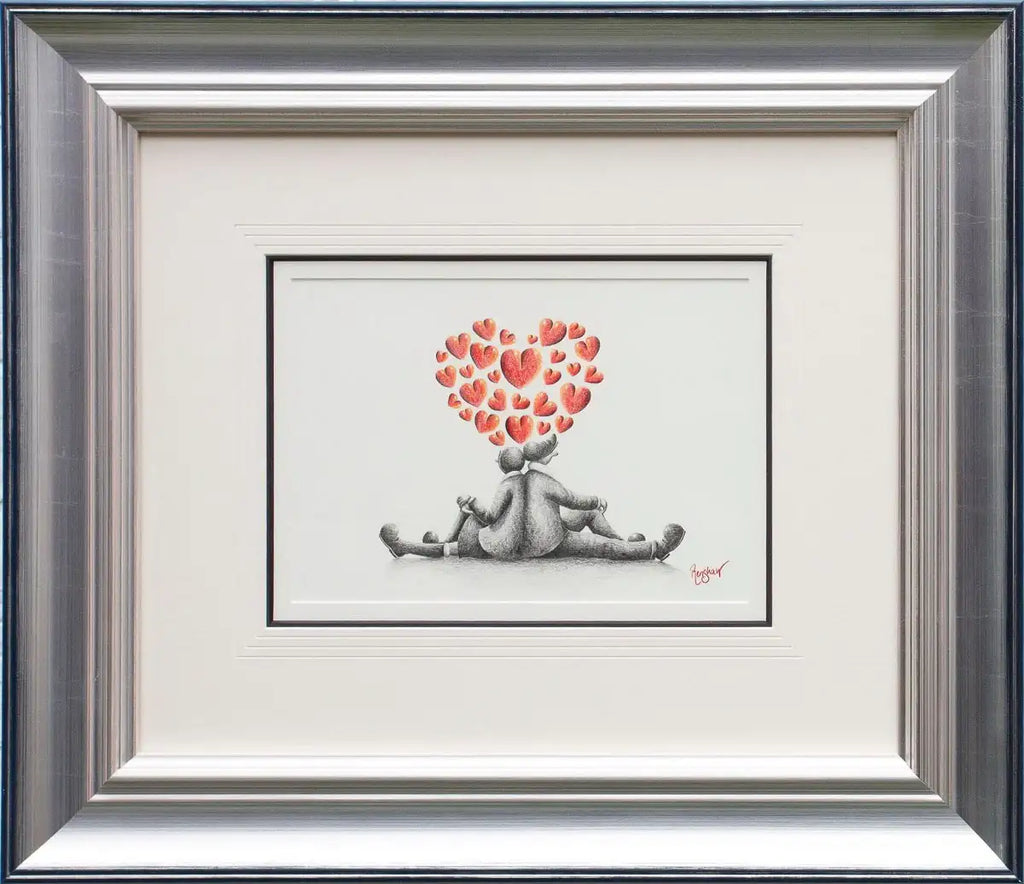 I've Got Your Back - Original Sketch - SOLD by artist David Renshaw - Wyecliffe Galleries