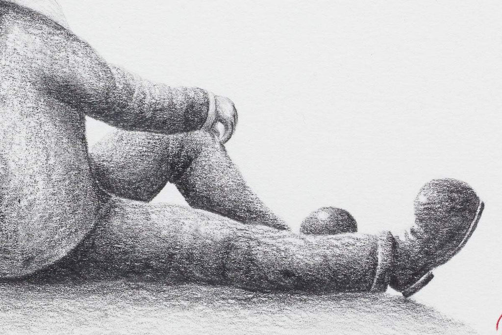 I've Got Your Back - Original Sketch - SOLD by artist David Renshaw - Wyecliffe Galleries