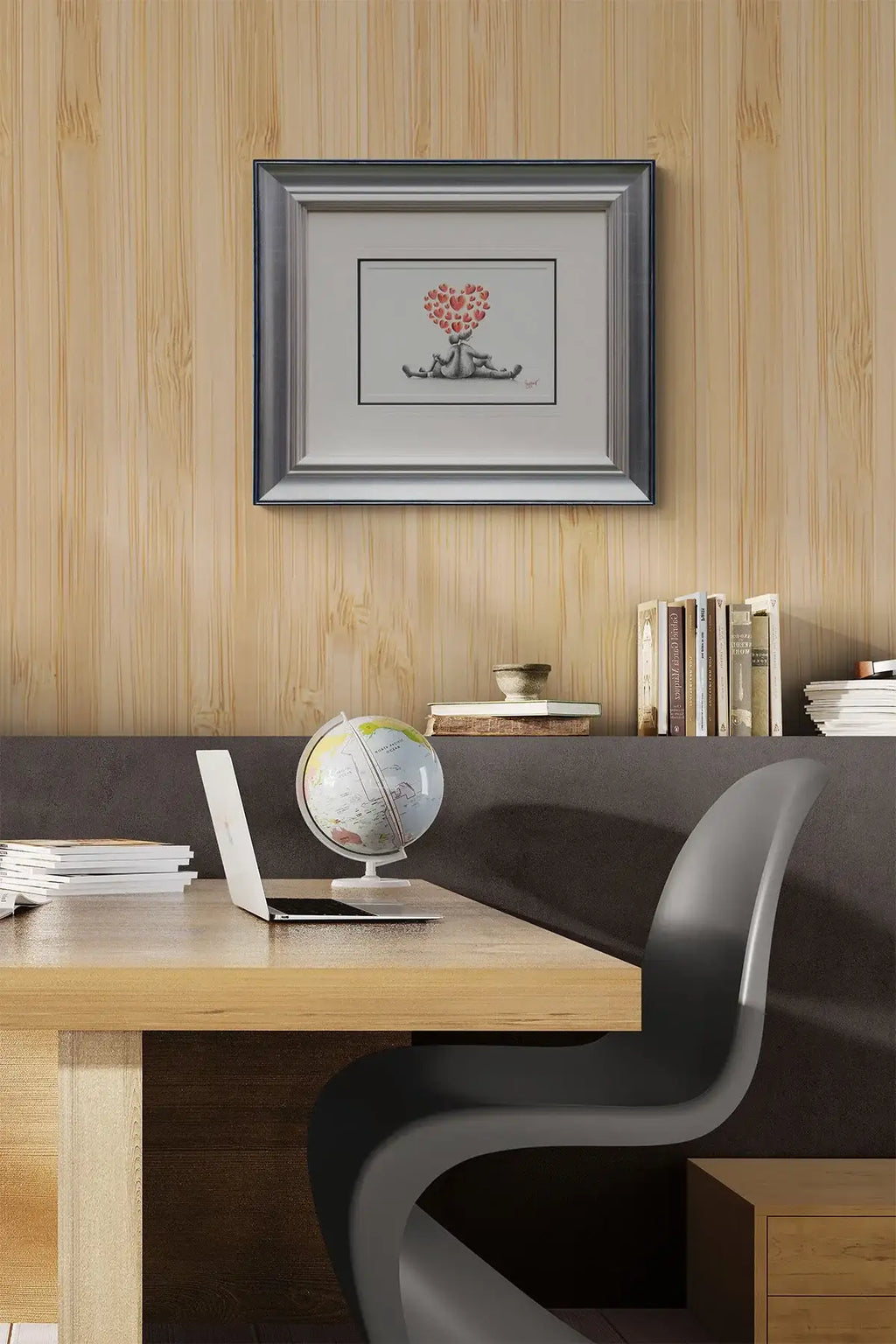 I've Got Your Back - Original Sketch - SOLD by artist David Renshaw - Wyecliffe Galleries