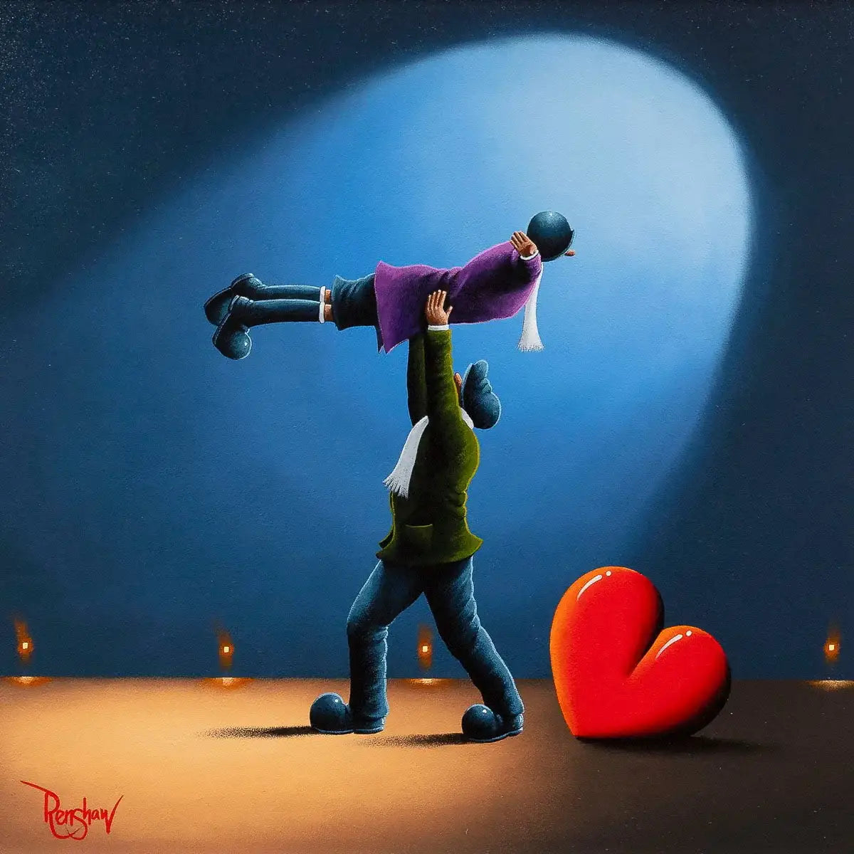I've Had The Time Of My Life - Original - SOLD by artist David Renshaw - Wyecliffe Galleries