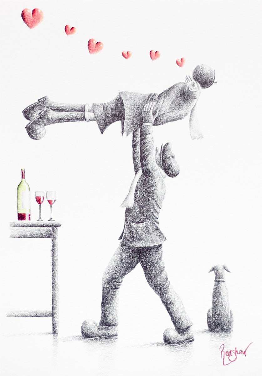 I&#39;ve Had The Wine Of My Life - Original Sketch David Renshaw Original