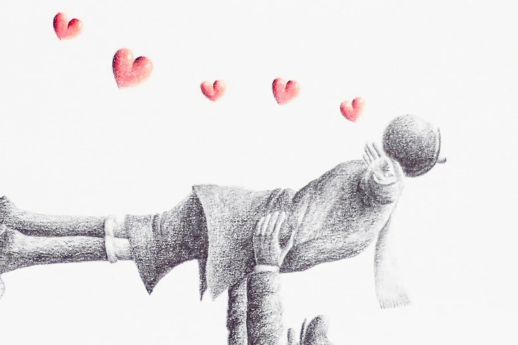 I've Had The Wine Of My Life - Original Sketch - SOLD by artist David Renshaw - Wyecliffe Galleries