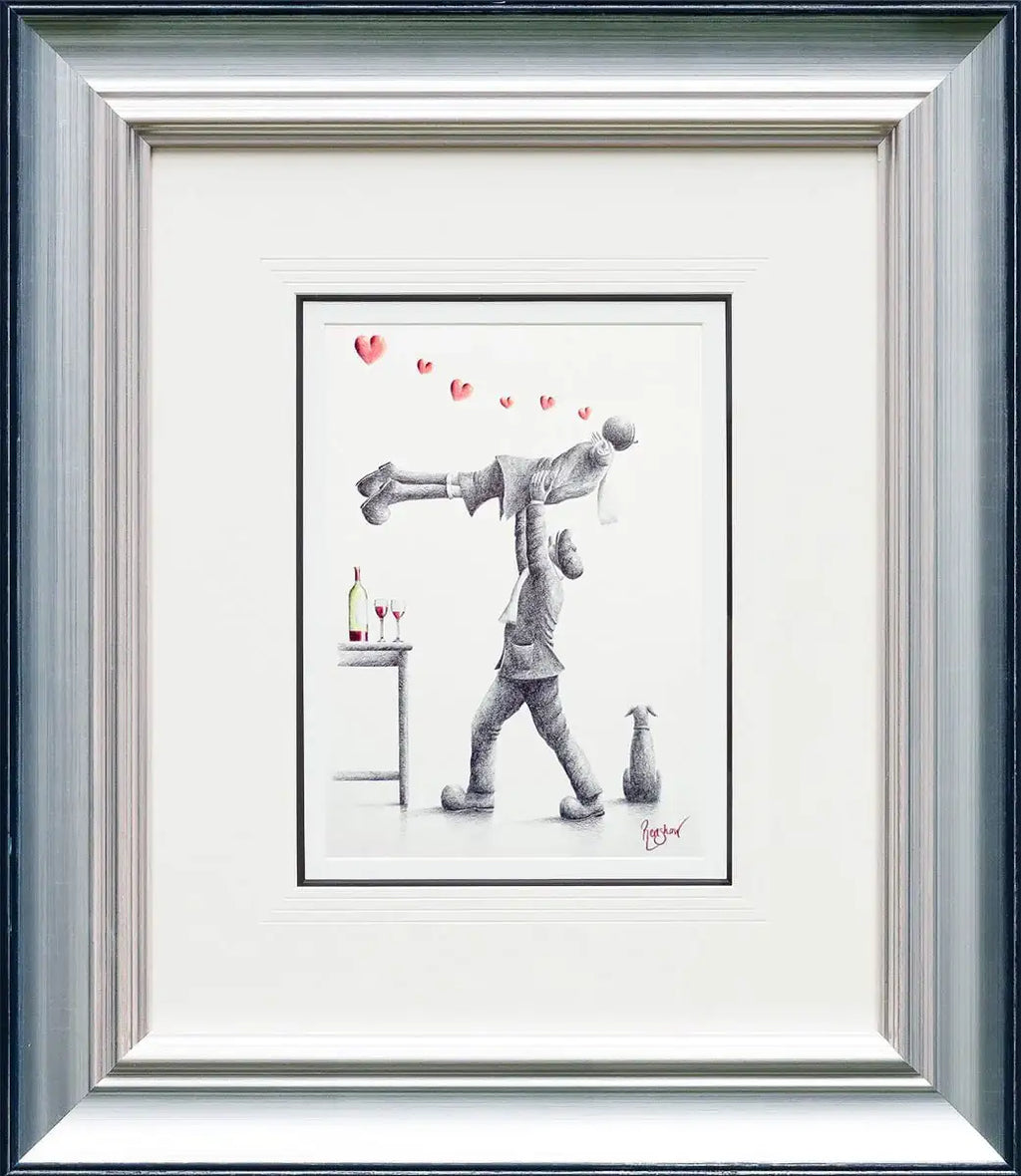 I've Had The Wine Of My Life - Original Sketch - SOLD by artist David Renshaw - Wyecliffe Galleries