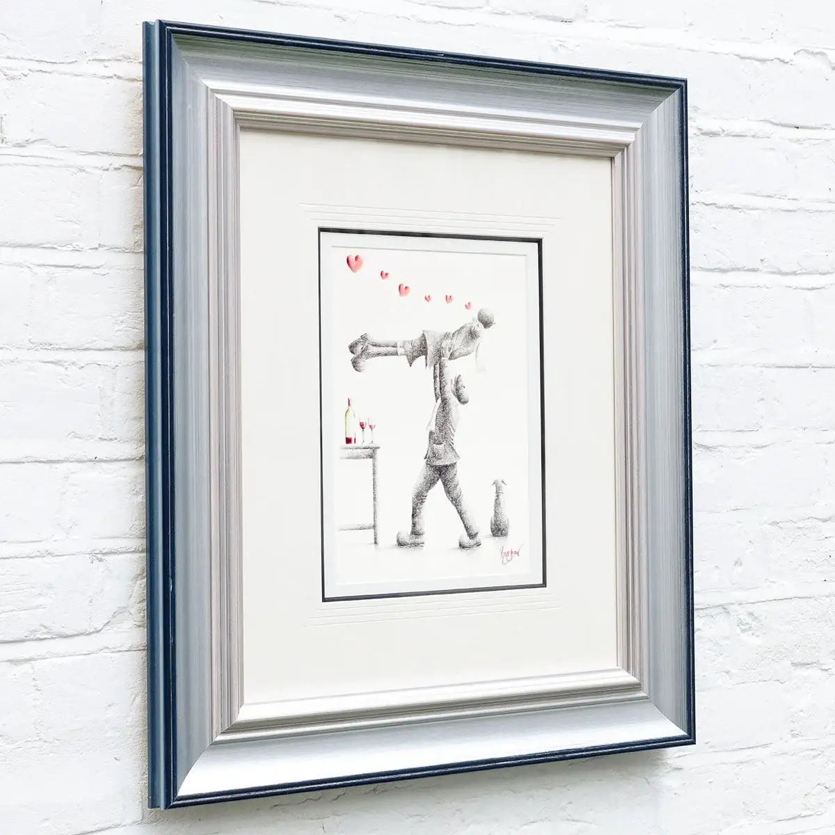 I've Had The Wine Of My Life - Original Sketch - SOLD by artist David Renshaw - Wyecliffe Galleries