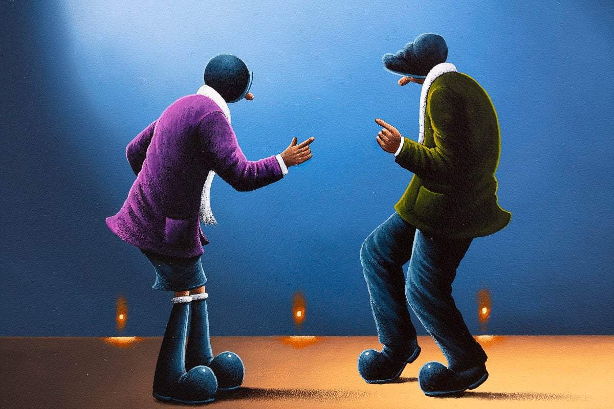 I Wanna Dance, I Wanna Win - Original - SOLD by artist David Renshaw - Wyecliffe Galleries