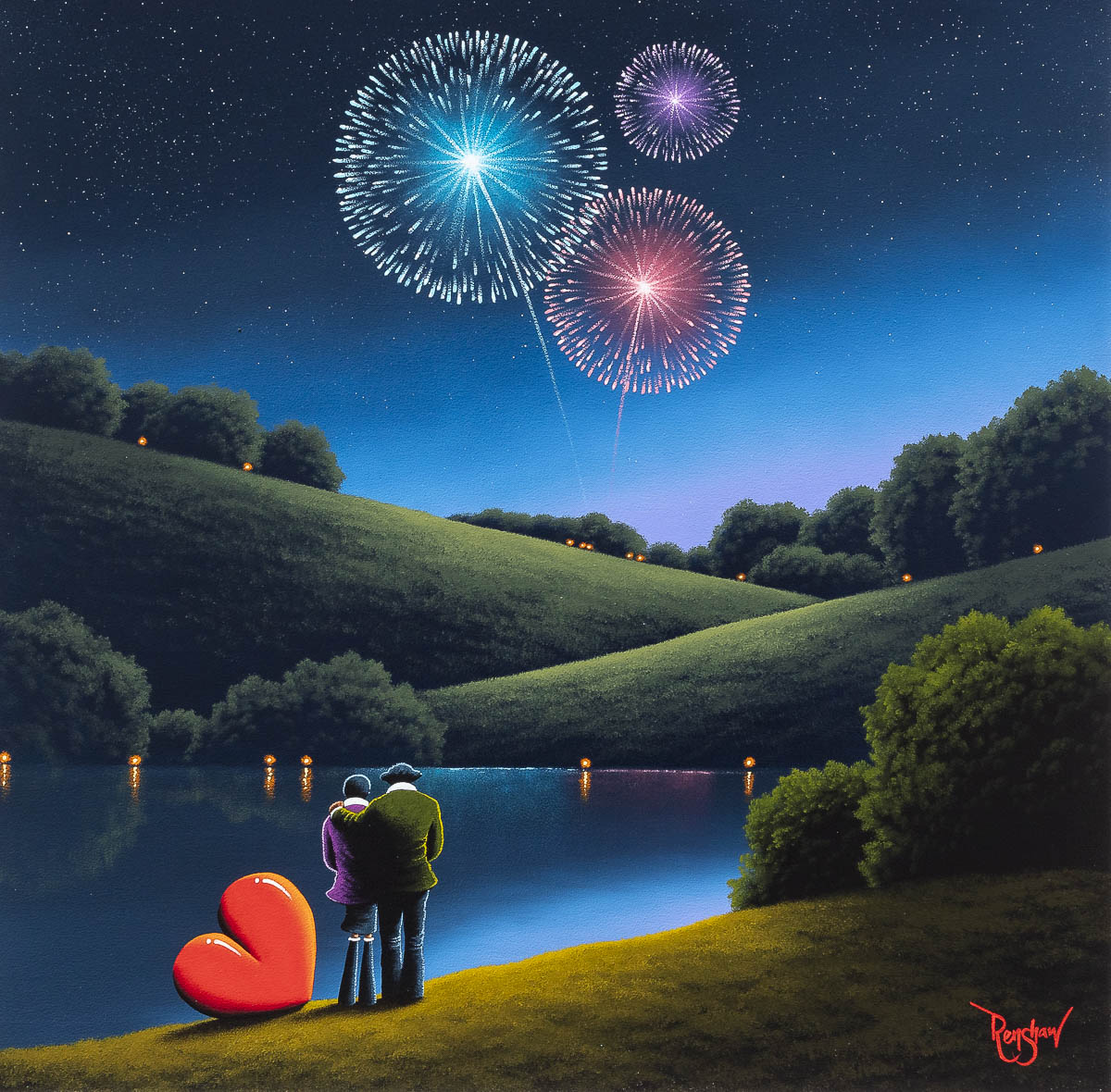 Igniting Dreams And Inspiring Hearts - Original - SOLD David Renshaw Original