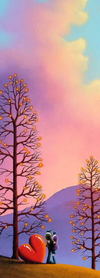 In Awe Of Our Love - Original - SOLD by artist David Renshaw - Wyecliffe Galleries