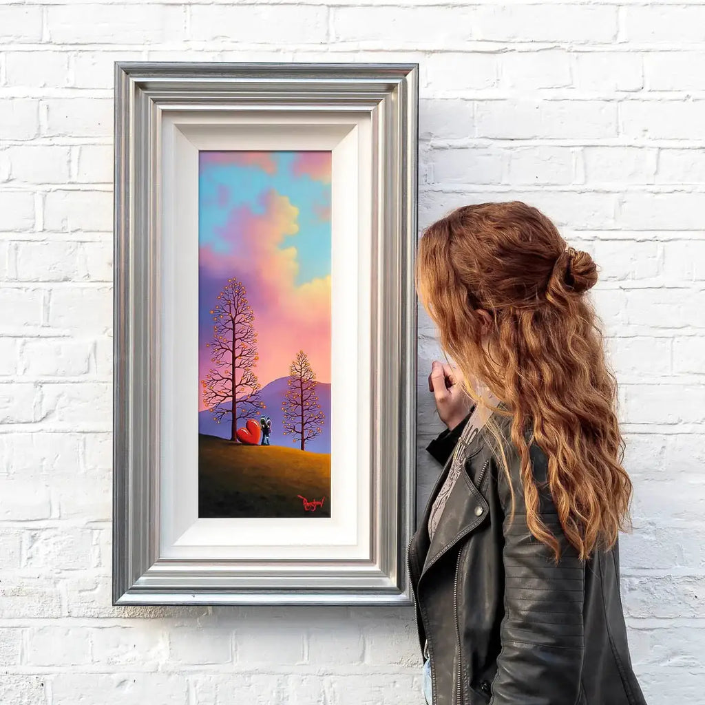 In Awe Of Our Love - Original - SOLD by artist David Renshaw - Wyecliffe Galleries