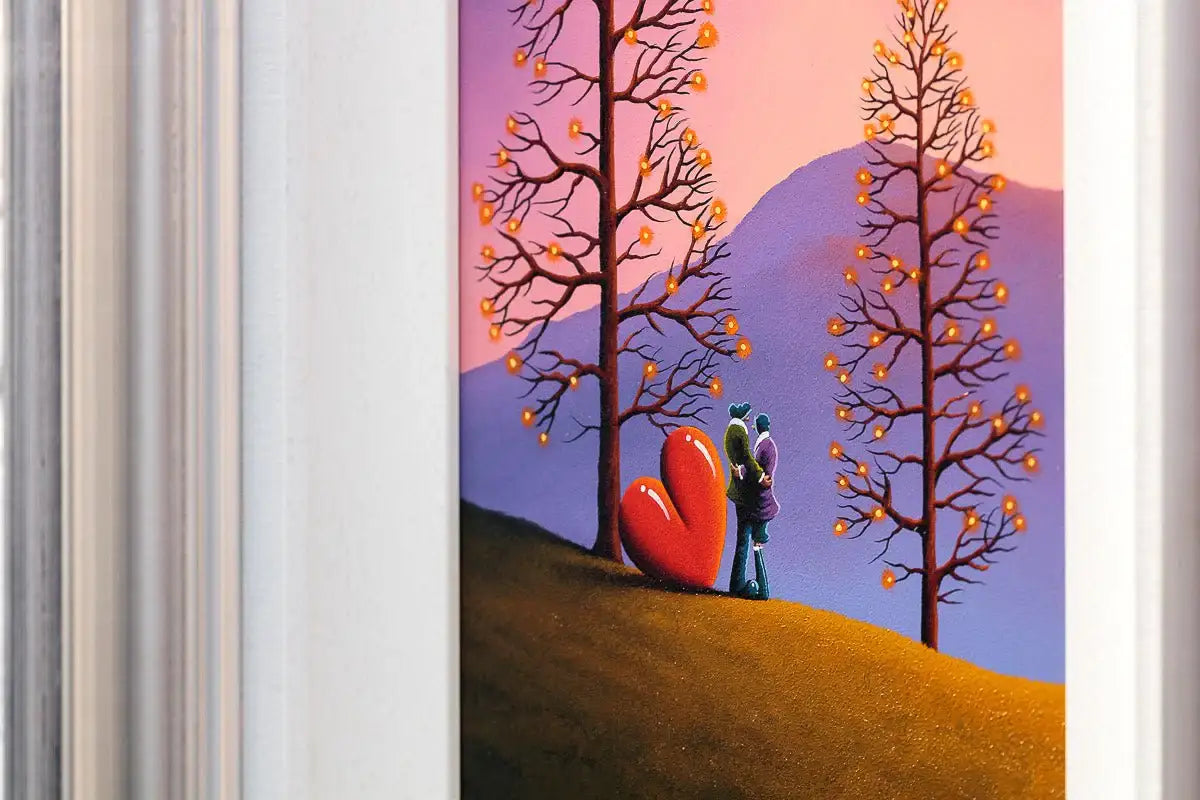 In Awe Of Our Love - Original - SOLD by artist David Renshaw - Wyecliffe Galleries