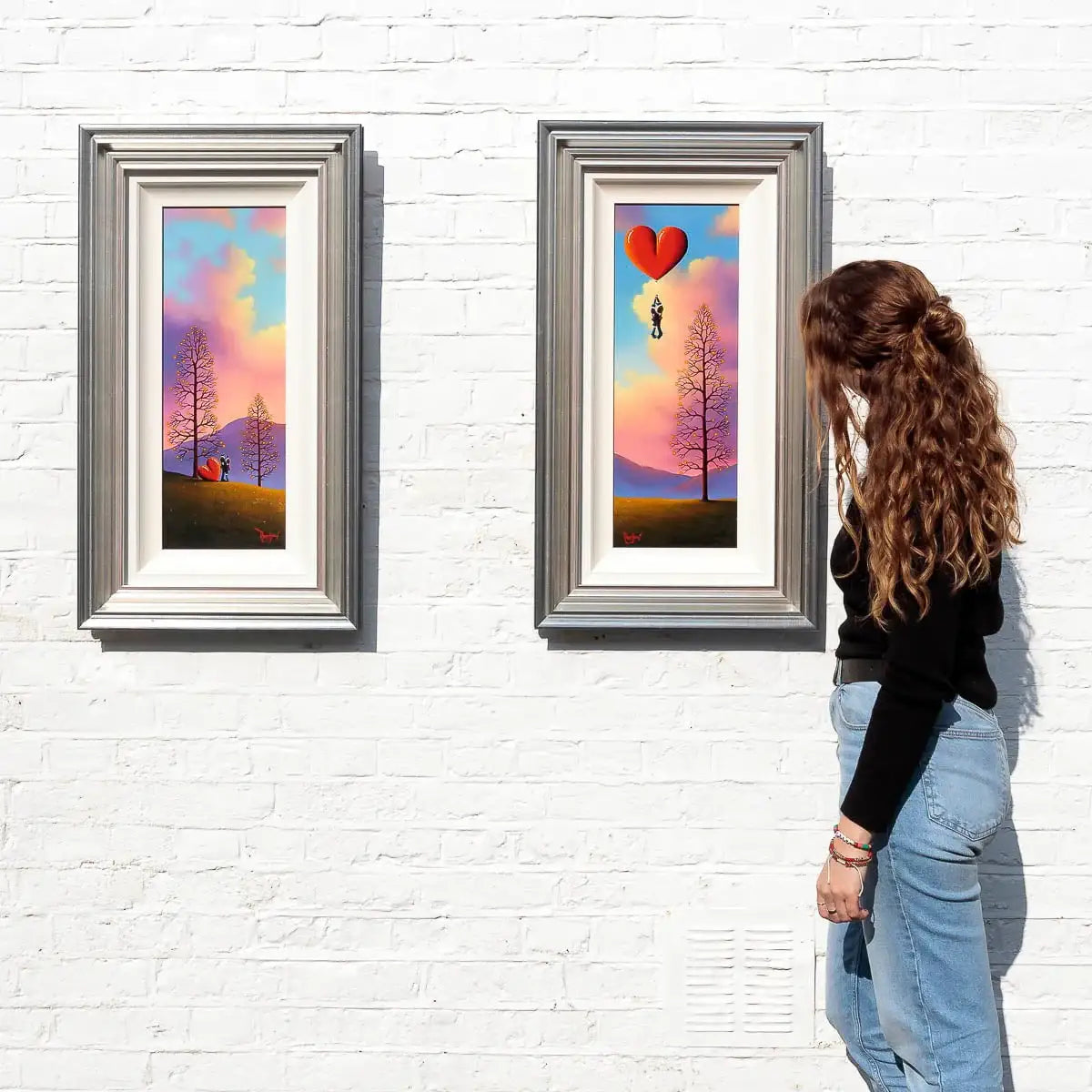 In Awe Of Our Love - Original - SOLD by artist David Renshaw - Wyecliffe Galleries