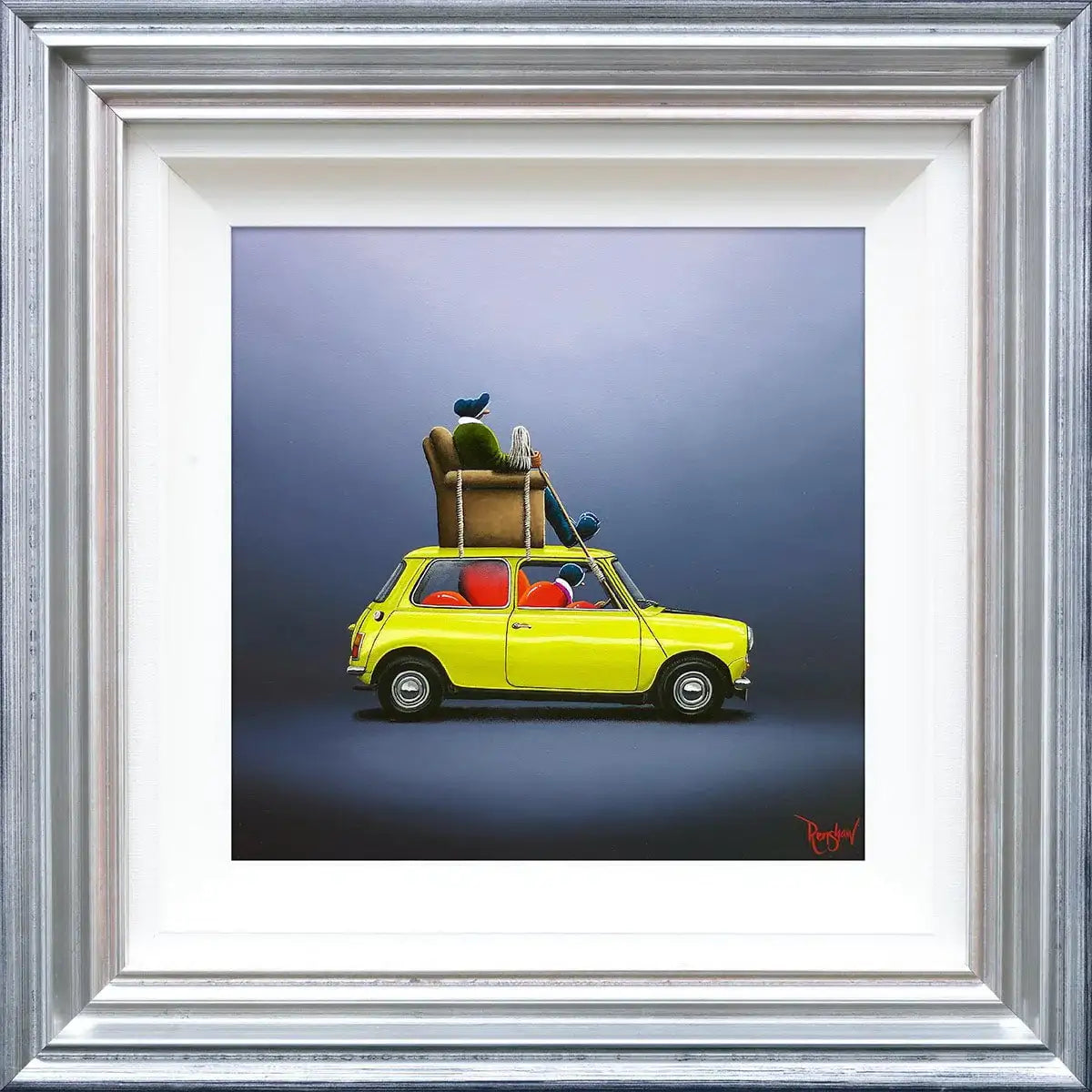 It Must've Bean Love - Original by artist David Renshaw - Wyecliffe Galleries