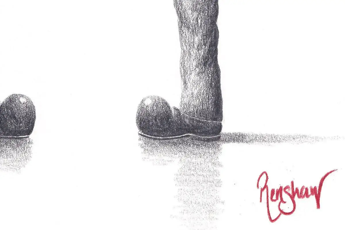 It's Always Better When We're Together - Original Sketch - SOLD by artist David Renshaw - Wyecliffe Galleries