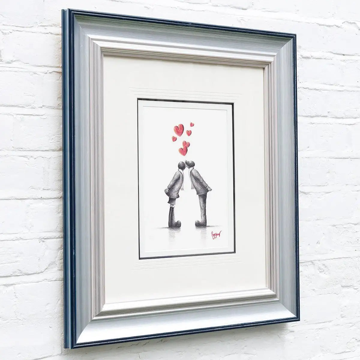 It's Always Better When We're Together - Original Sketch - SOLD by artist David Renshaw - Wyecliffe Galleries