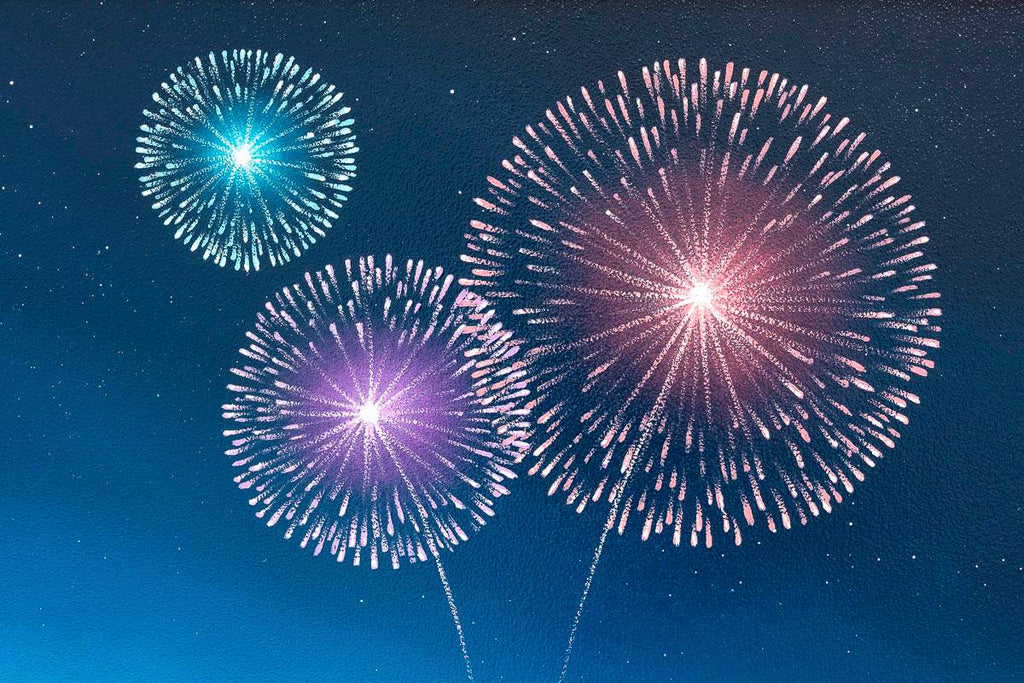 Jewels In The Night - Original - SOLD by artist David Renshaw - Wyecliffe Galleries