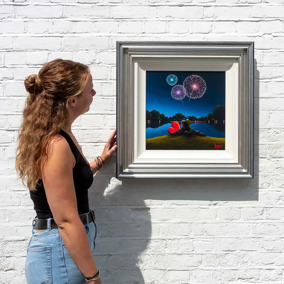 Jewels In The Night - Original - SOLD by artist David Renshaw - Wyecliffe Galleries