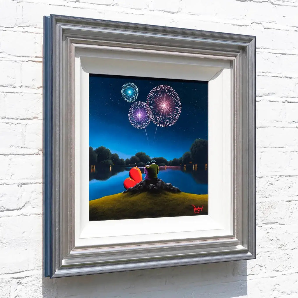 Jewels In The Night - Original - SOLD by artist David Renshaw - Wyecliffe Galleries