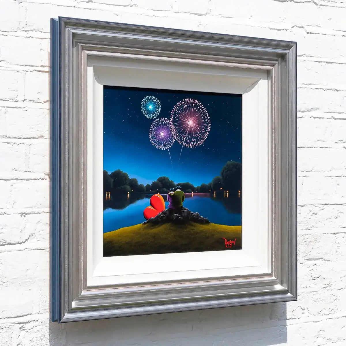 Jewels In The Night - Original - SOLD by artist David Renshaw - Wyecliffe Galleries