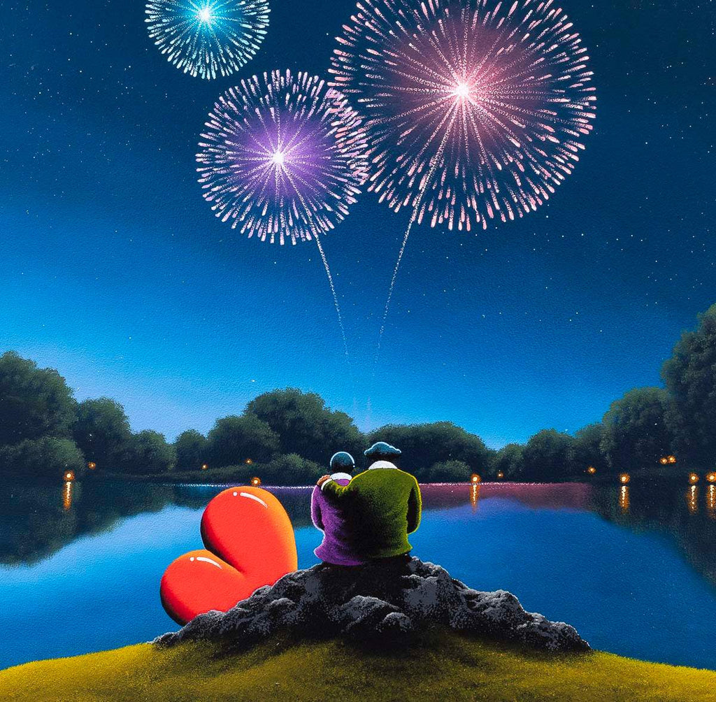 Jewels In The Night - Original - SOLD by artist David Renshaw - Wyecliffe Galleries