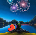 Jewels In The Night - Original - SOLD by artist David Renshaw - Wyecliffe Galleries