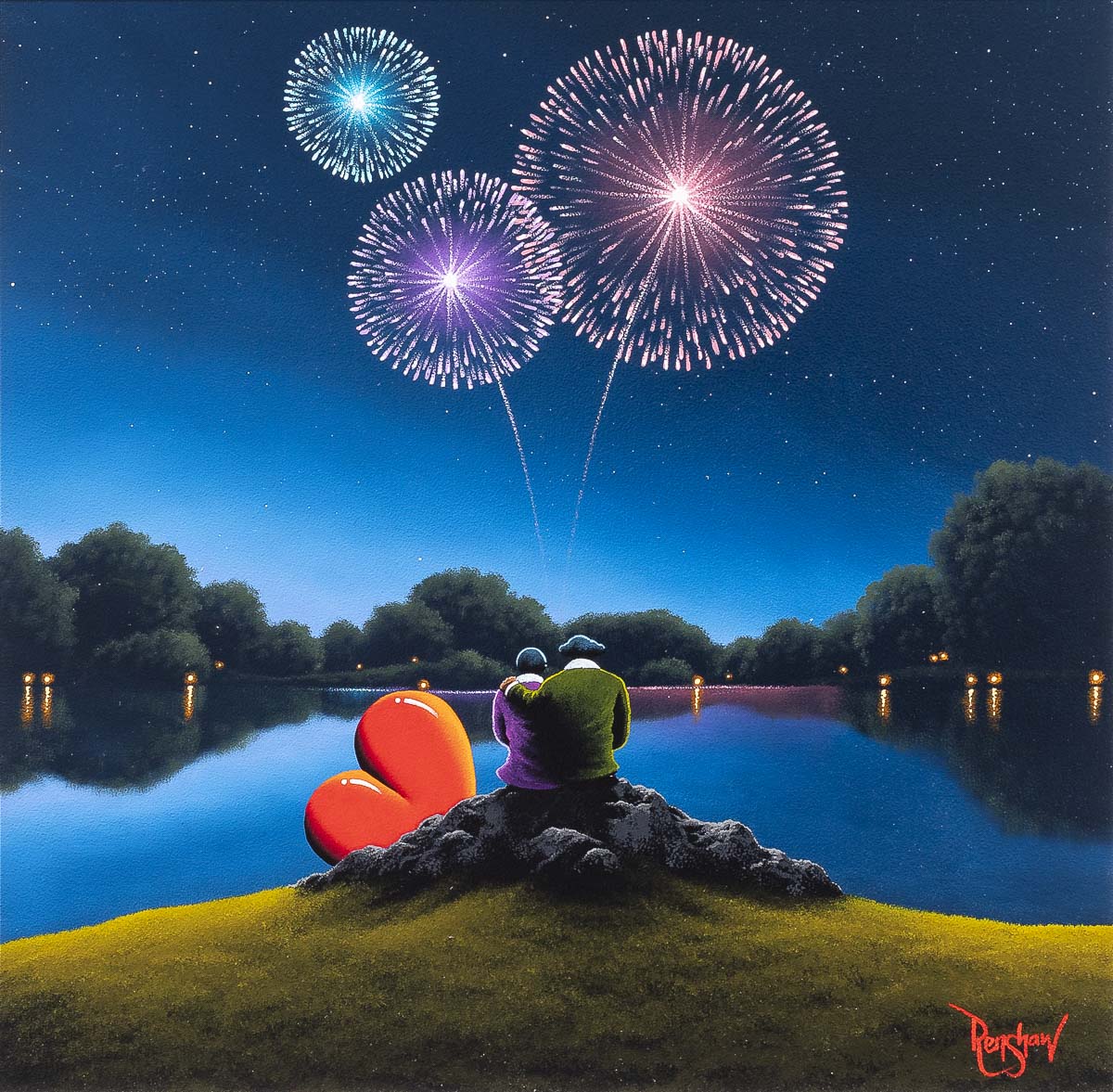 Jewels In The Night - Original - SOLD David Renshaw Original