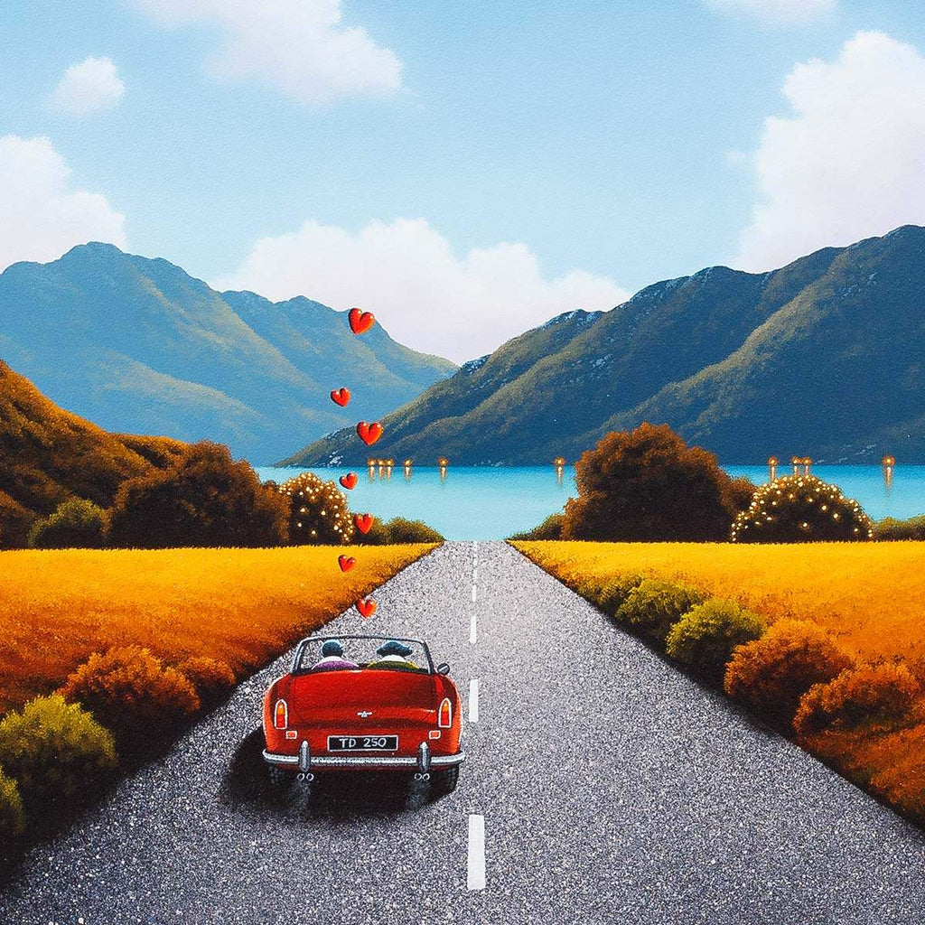 Lakeside Journey - Original - SOLD by artist David Renshaw - Wyecliffe Galleries