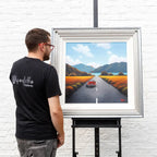 Lakeside Journey - Original - SOLD by artist David Renshaw - Wyecliffe Galleries