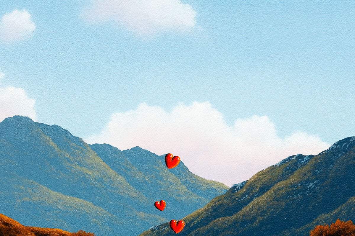 Lakeside Journey - Original - SOLD by artist David Renshaw - Wyecliffe Galleries