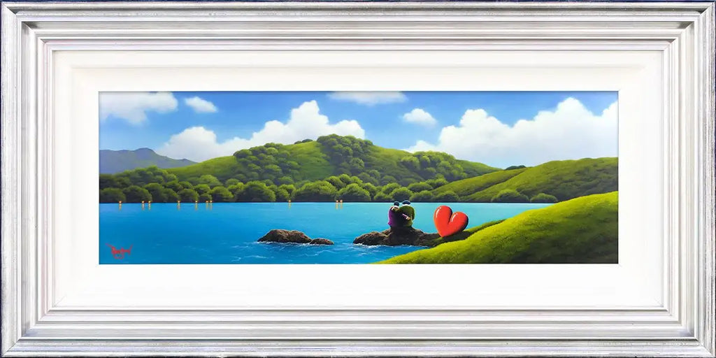 Lakeside Love - Original - SOLD by artist David Renshaw - Wyecliffe Galleries