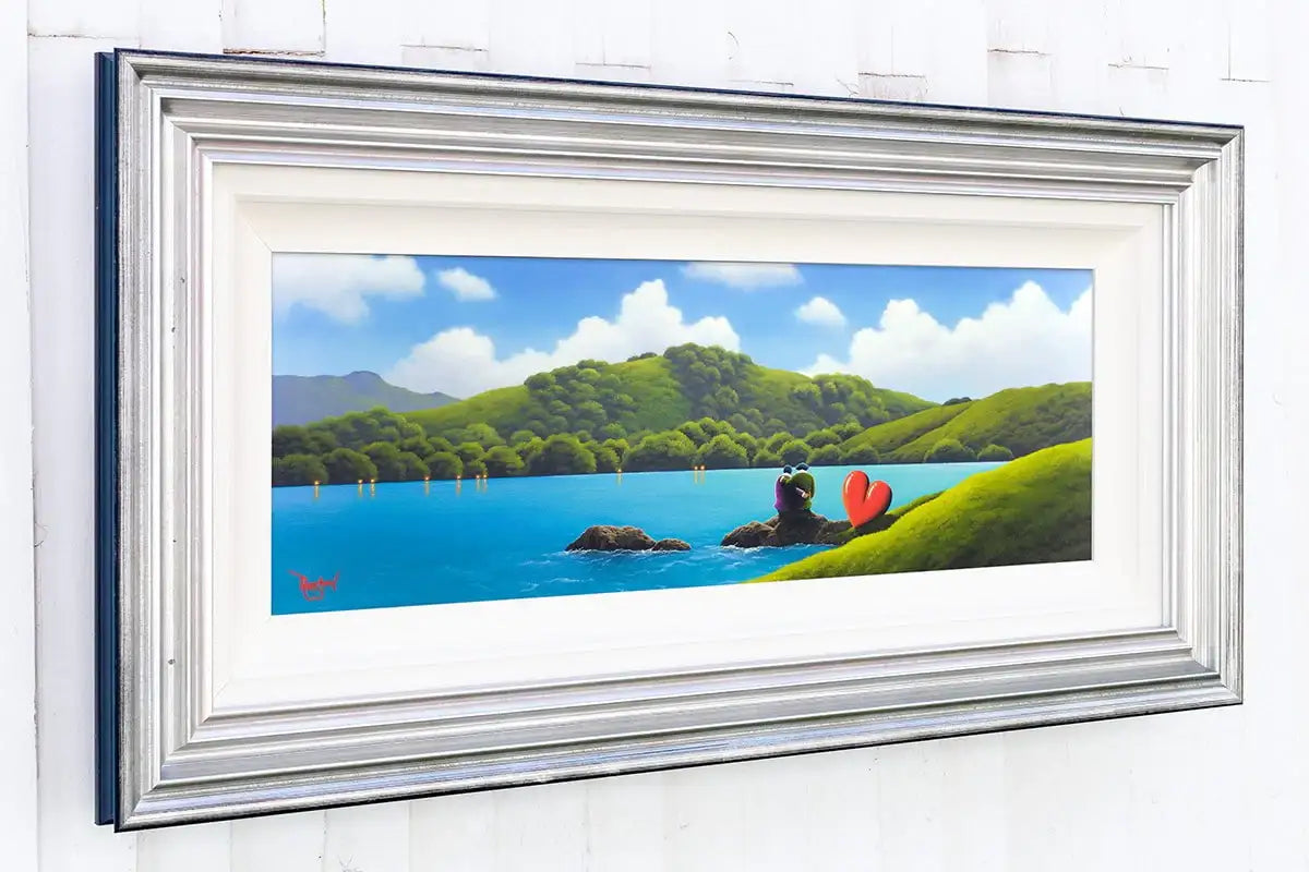 Lakeside Love - Original - SOLD by artist David Renshaw - Wyecliffe Galleries