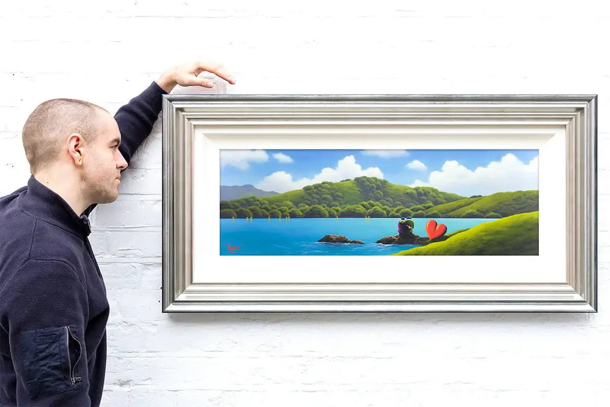 Lakeside Love - Original - SOLD by artist David Renshaw - Wyecliffe Galleries