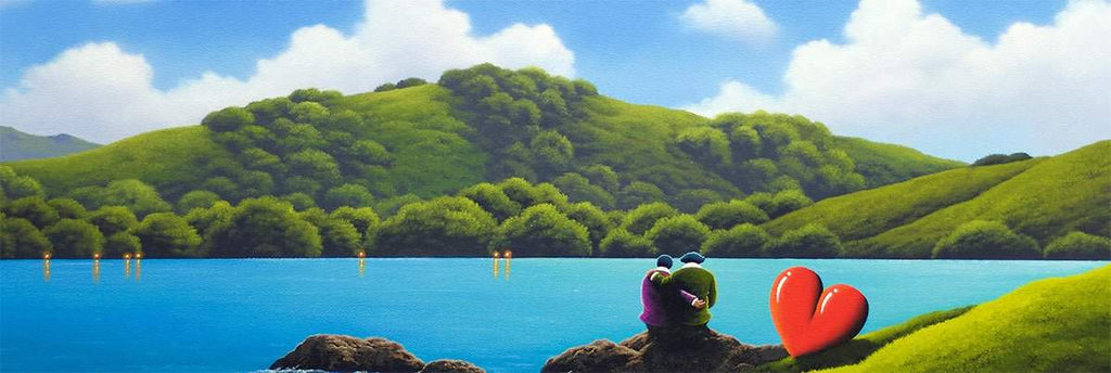 Lakeside Love - Original - SOLD by artist David Renshaw - Wyecliffe Galleries