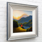Lakeside Tranquillity - Original - SOLD by artist David Renshaw - Wyecliffe Galleries