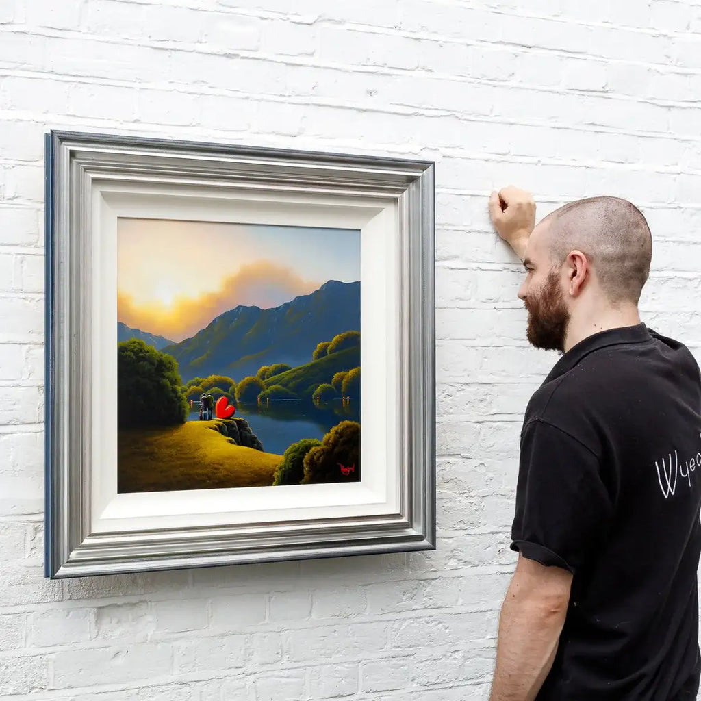 Lakeside Tranquillity - Original - SOLD by artist David Renshaw - Wyecliffe Galleries