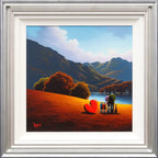 Lakeside Walks - Original - SOLD by artist David Renshaw - Wyecliffe Galleries