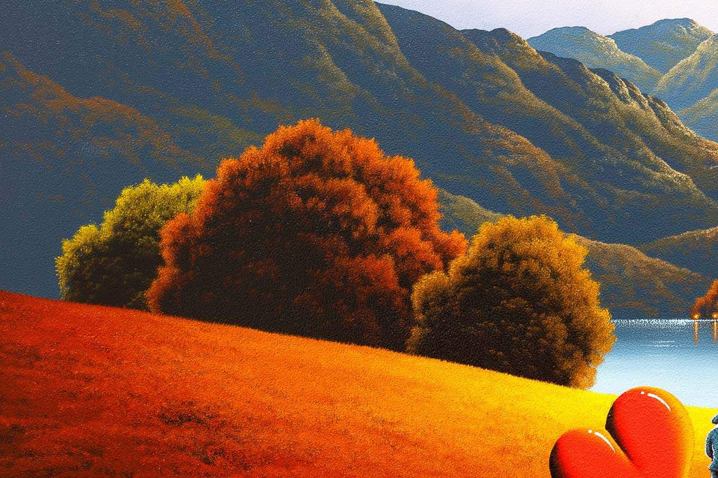 Lakeside Walks - Original - SOLD by artist David Renshaw - Wyecliffe Galleries